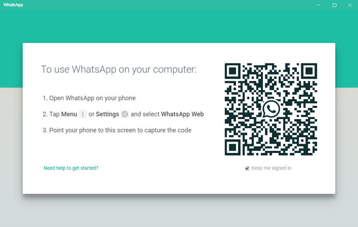 WhatsApp QR Code