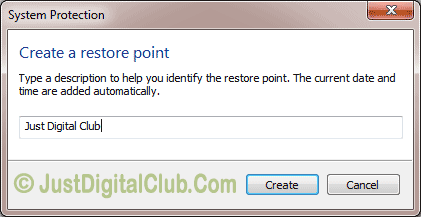 Restore Point Name