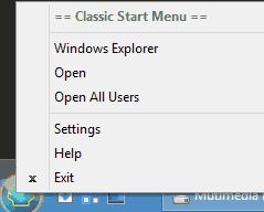 open-classic-shell-settings