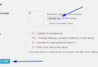 Change The Avatar In WordPress