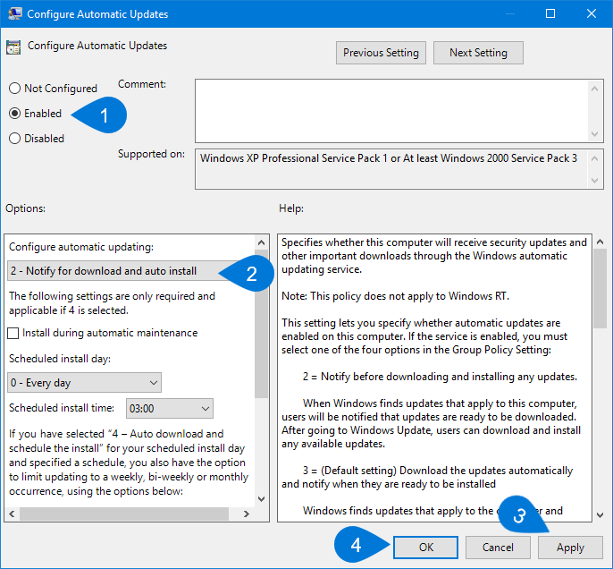 Disable Windows 10 Auto Update And Allow Manual Update