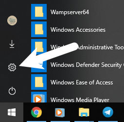 Open Settings From Start Menu