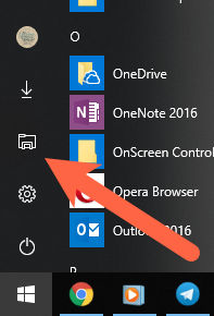 This PC Shortcut On Windows 10 Start Menu