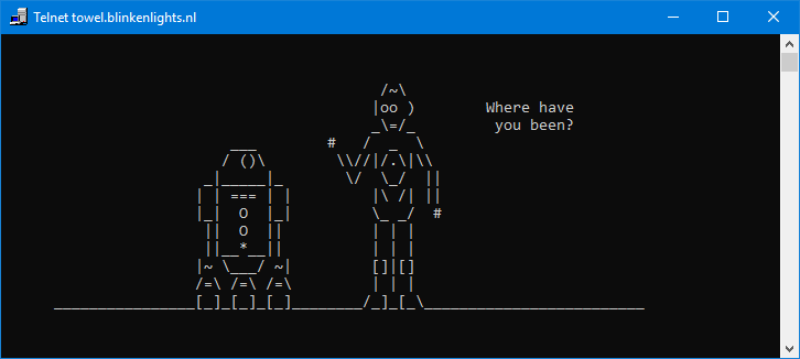 Watching Star Wars In Windows 10 Command Prompt Dialog